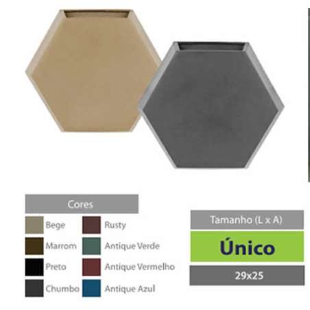 21231a vaso de parede favo