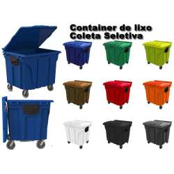 Container de lixo 1000 Litros cores