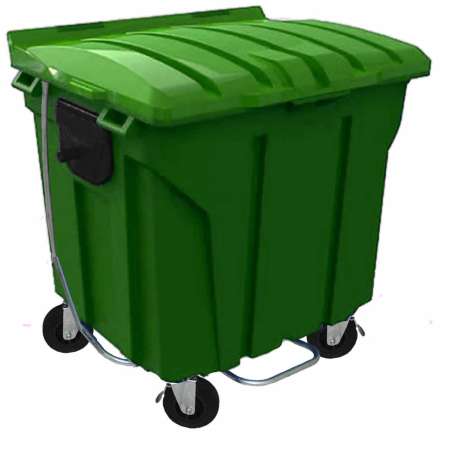 Container de lixo 700 Litros Cores com pedal