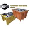 Pallet de Contenção IBC 1000 Litros laranja