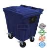 Container de lixo 1000 Litros com Pedal AZUL