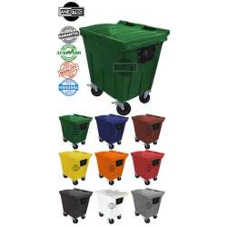 Container de lixo 1000 Litros cores com Pedal