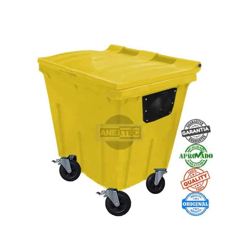 Container de lixo 1000 Litros Amarelo