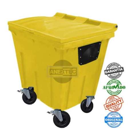 Container de lixo 1000 Litros Amarelo
