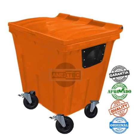 Container de lixo 1000 Litros Laranja