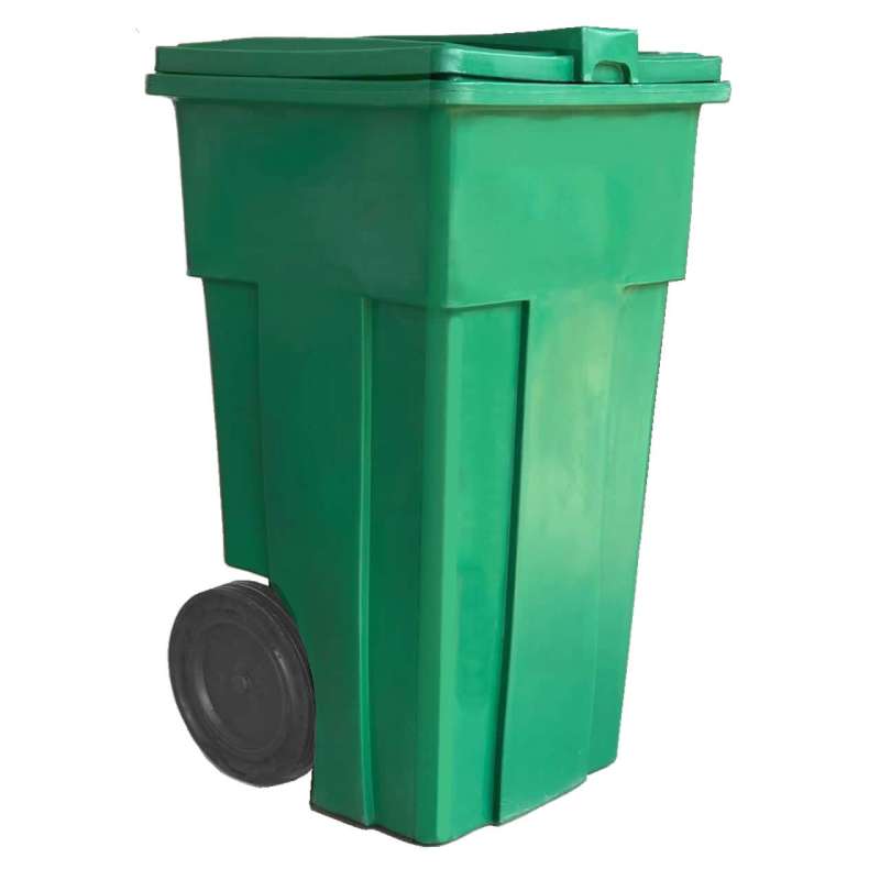 Carrinho Lixo 240 litros verde