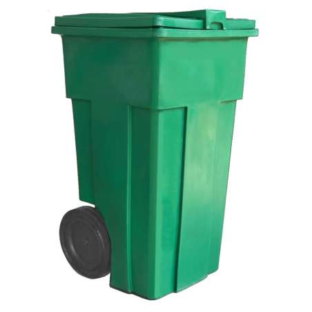 Carrinho Lixo 240 litros verde