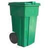 Carrinho Lixo 240 litros verde