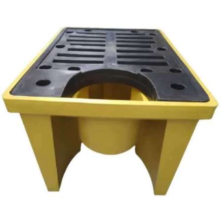 Bacia de Contenção IBC 1000 Litros Amarelo com Bica