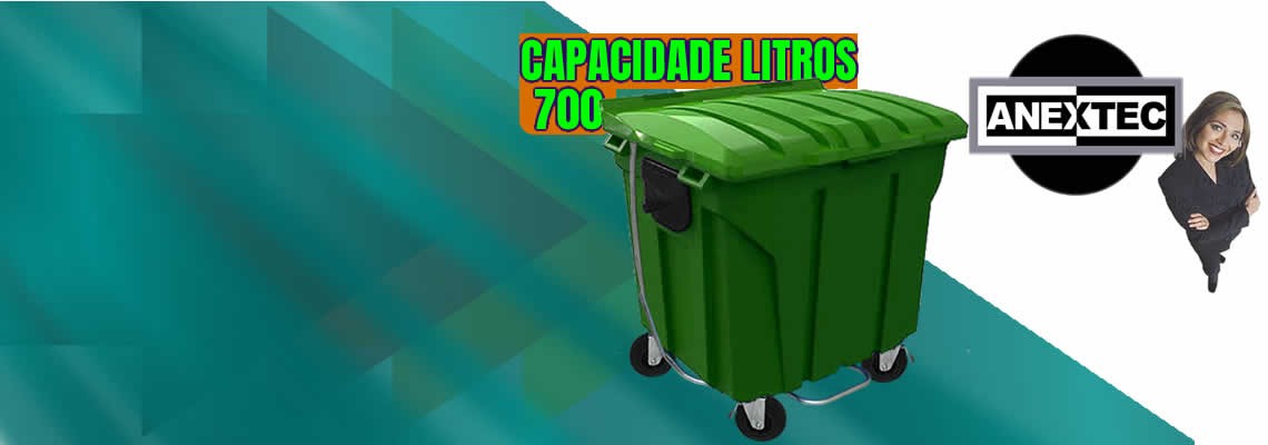 container de lixo 700 litros